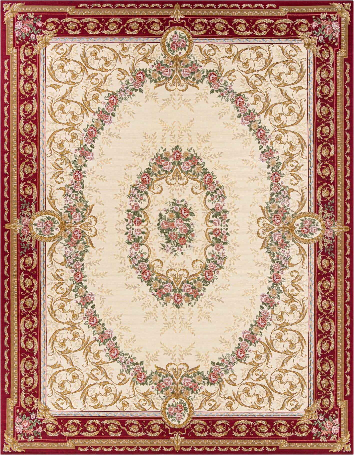 10' x 14' Easy-Clean Traditional Indoor / Outdoor Rug