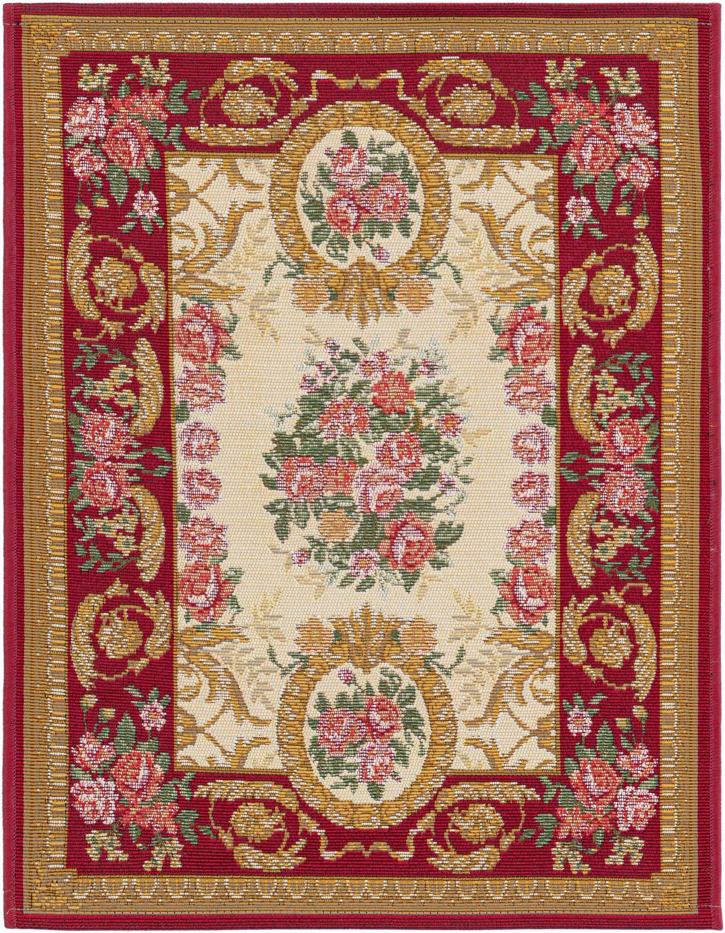 2' x 3' Easy-Clean Traditional Indoor / Outdoor Rug