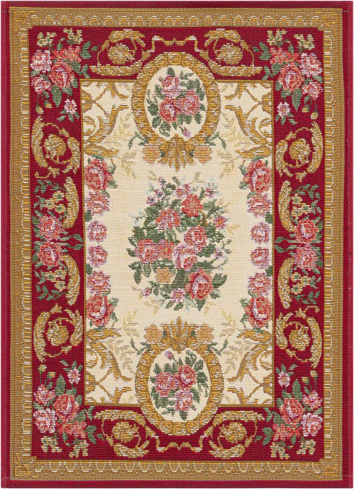 2' x 3' Easy-Clean Traditional Indoor / Outdoor Rug