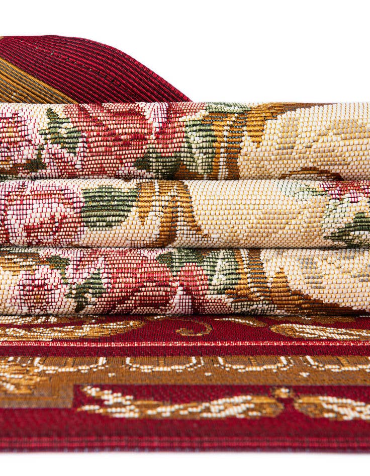 Detail image of 4' x 6'  Washable Traditional Indoor / Outdoor Rug