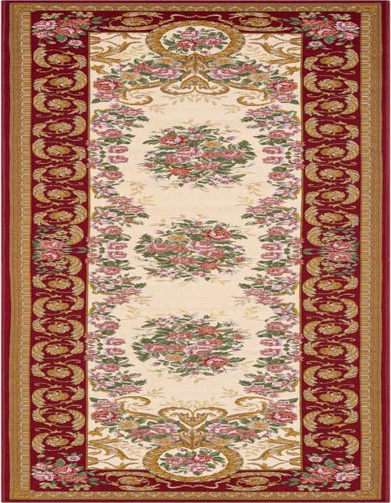 2' 7 x 10' Easy-Clean Traditional Indoor / Outdoor Runner Rug