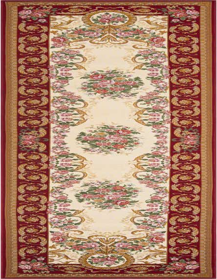 2' 7 x 12' Easy-Clean Traditional Indoor / Outdoor Runner Rug