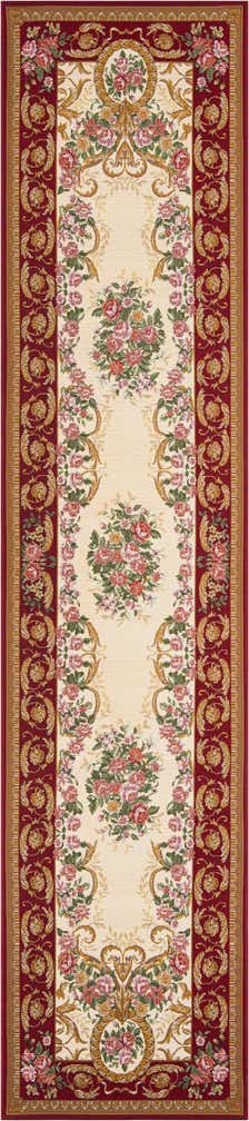 2' 7 x 12' Easy-Clean Traditional Indoor / Outdoor Runner Rug