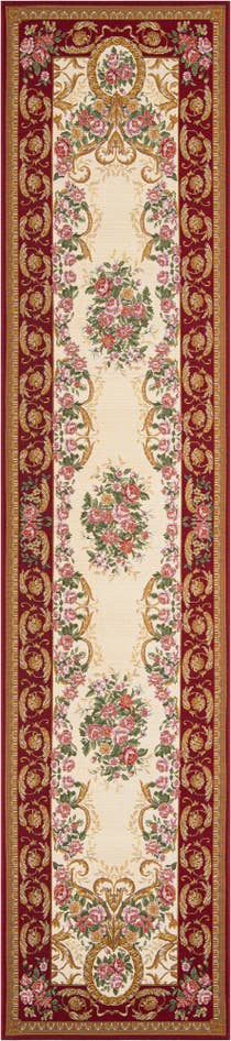 Detail image of 2' 7 x 12' Easy-Clean Traditional Indoor / Outdoor Runner Rug