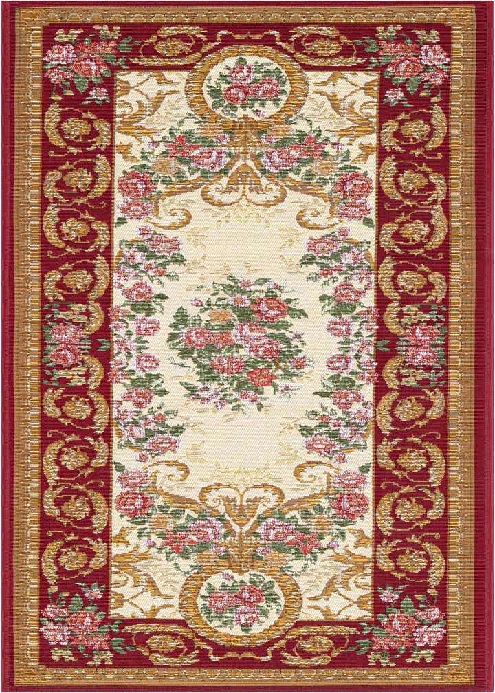 2' x 5' Easy-Clean Traditional Indoor / Outdoor Runner Rug