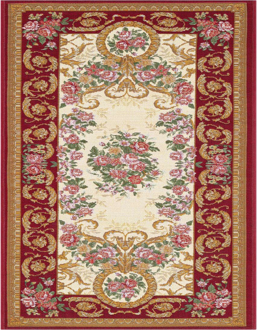 2' x 5' Easy-Clean Traditional Indoor / Outdoor Runner Rug