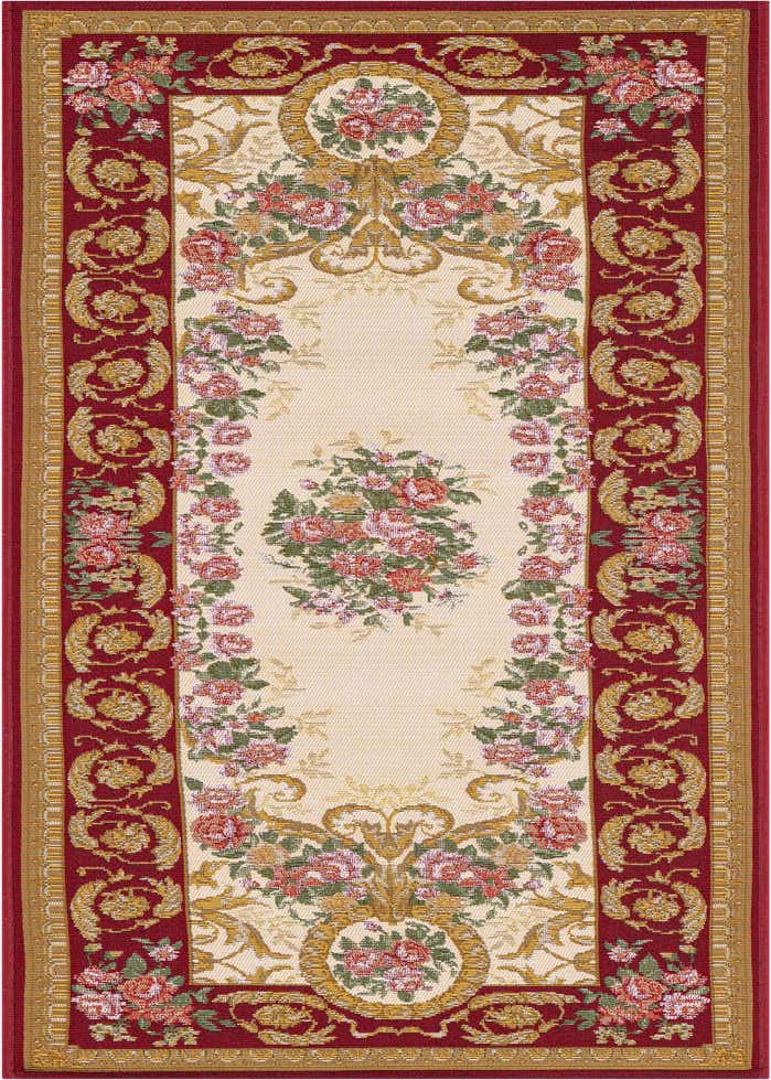 2' x 6' Easy-Clean Traditional Indoor / Outdoor Runner Rug