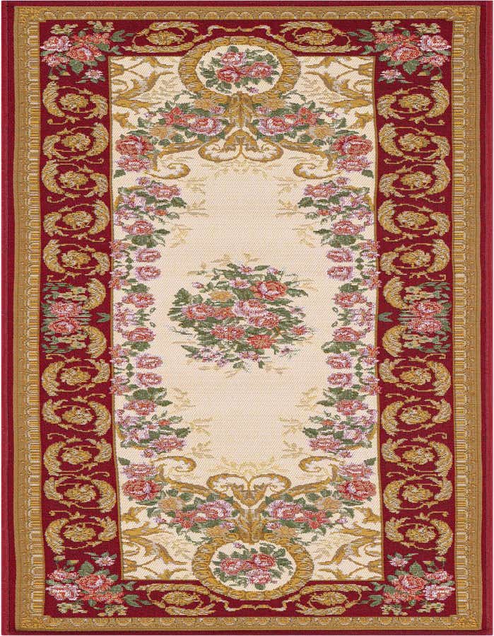 2' x 6' Easy-Clean Traditional Indoor / Outdoor Runner Rug