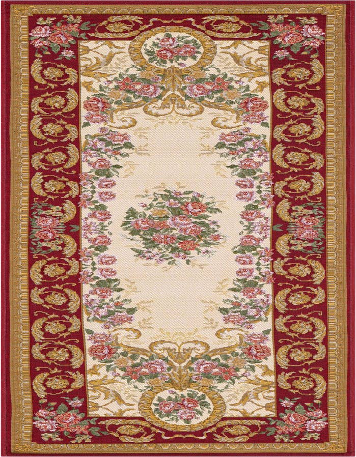 Detail image of 2' x 6' Easy-Clean Traditional Indoor / Outdoor Runner Rug