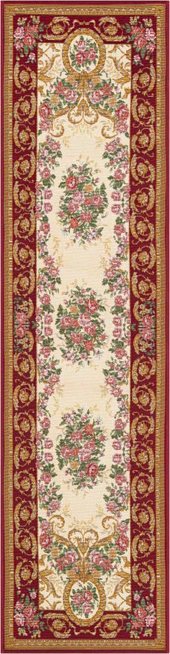 Detail image of 2' x 8' Easy-Clean Traditional Indoor / Outdoor Runner Rug