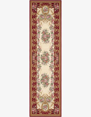 2' 7 x 10' Easy-Clean Traditional Indoor / Outdoor Runner Rug