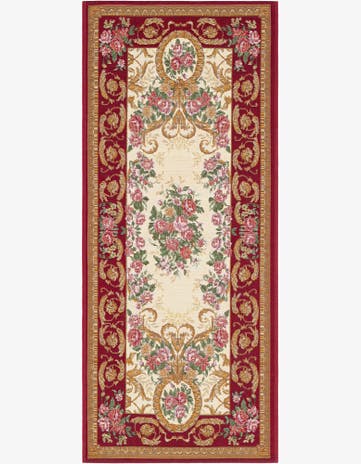2' x 5' Easy-Clean Traditional Indoor / Outdoor Runner Rug