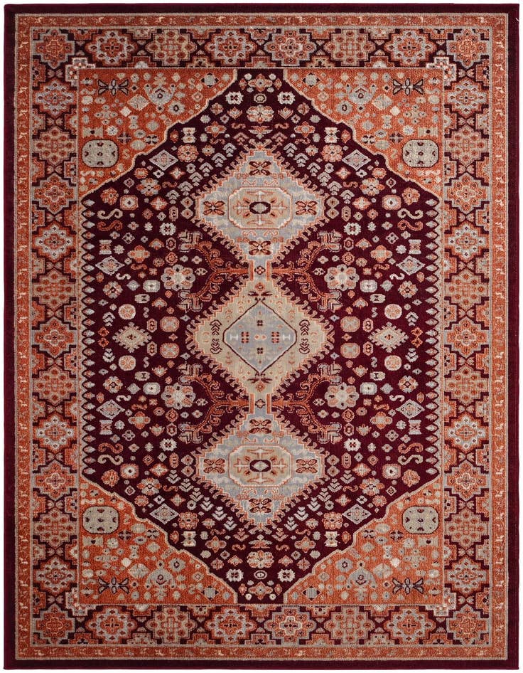 Detail image of 5' 3 x 8' Kamala Washable Rug