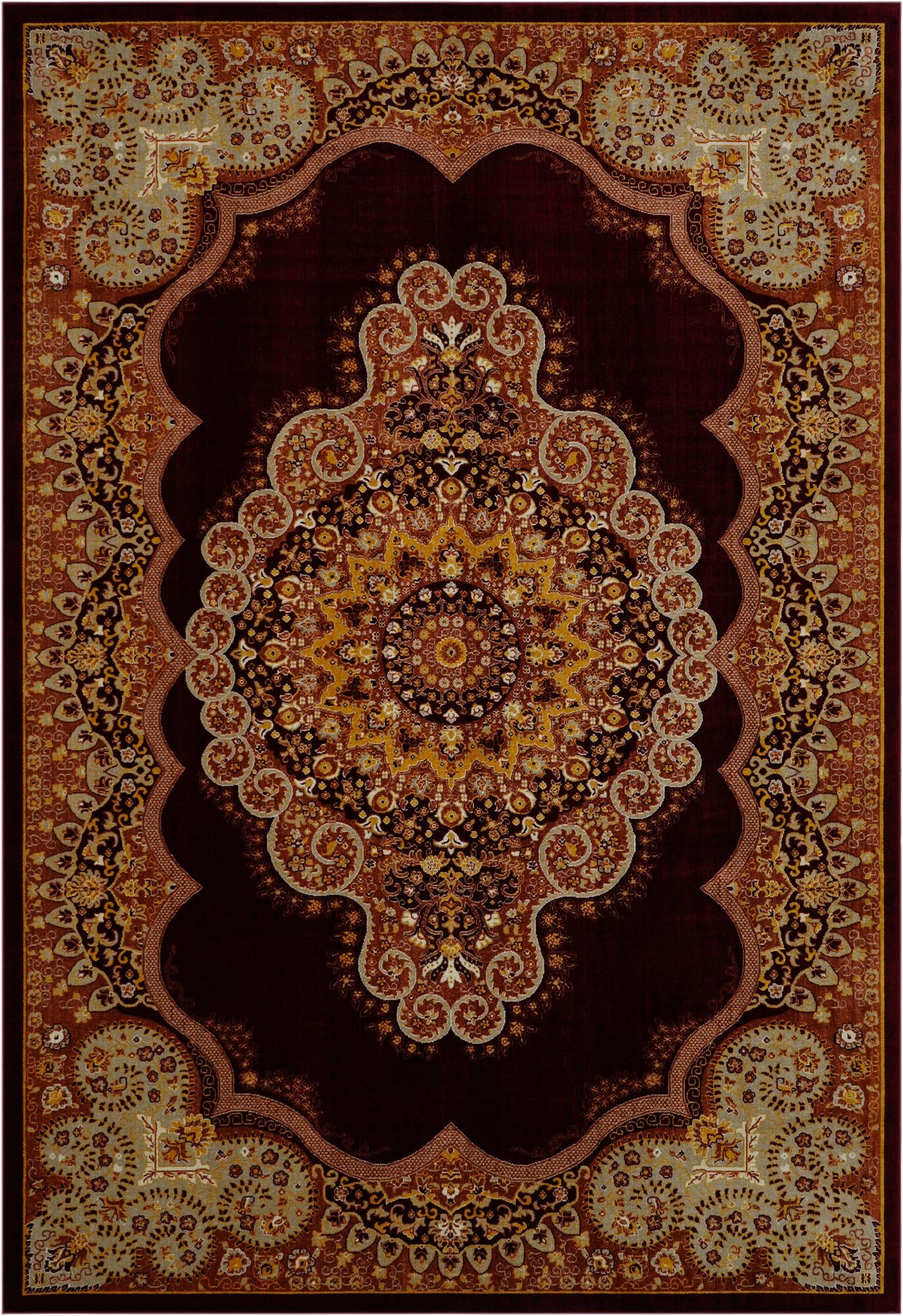 Rug Burgundy Red Swatch link
