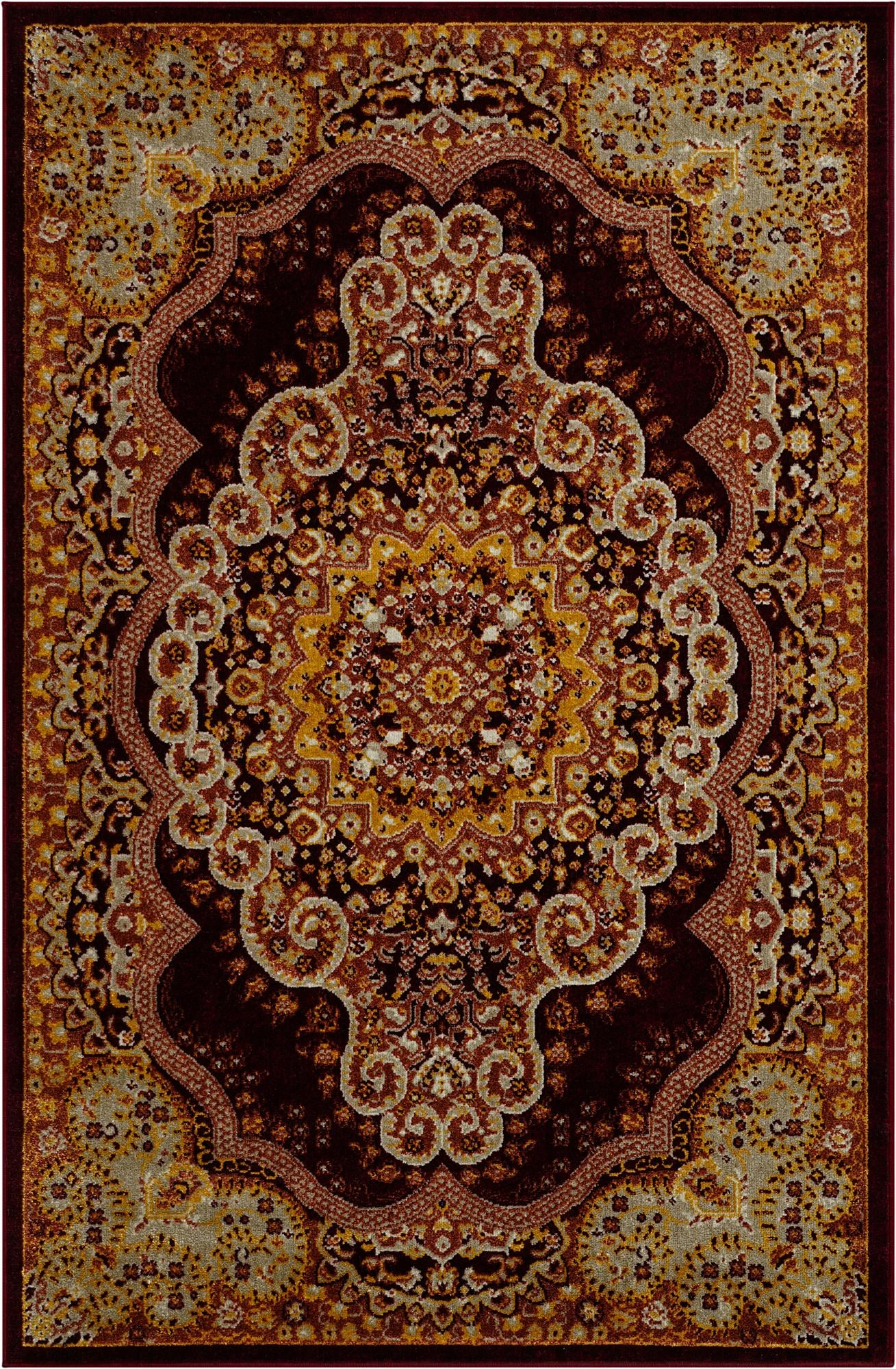 Rug Burgundy Red Swatch link