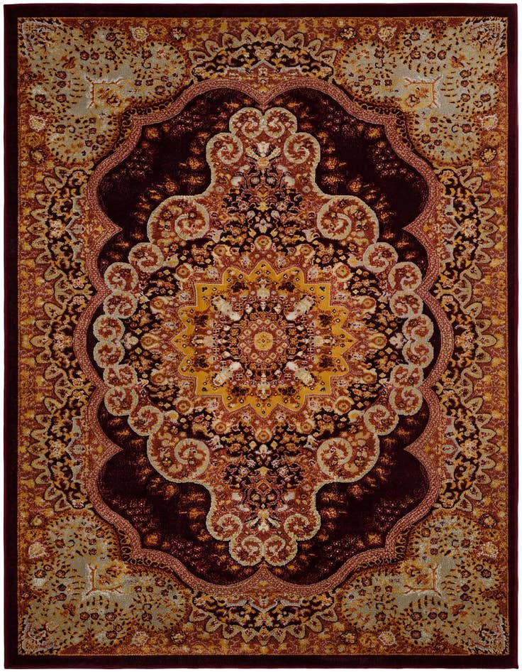Detail image of 5' 3 x 8' Kamala Washable Rug
