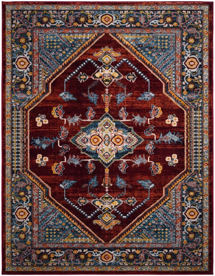 Detail image of 5' 3 x 8' Kamala Washable Rug
