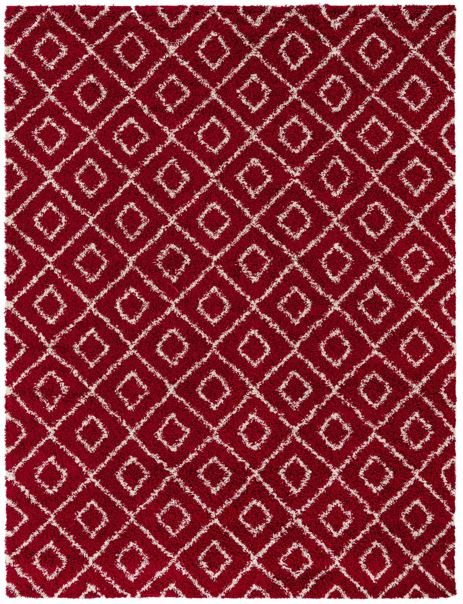 10' x 13' Lattice Shag Rug