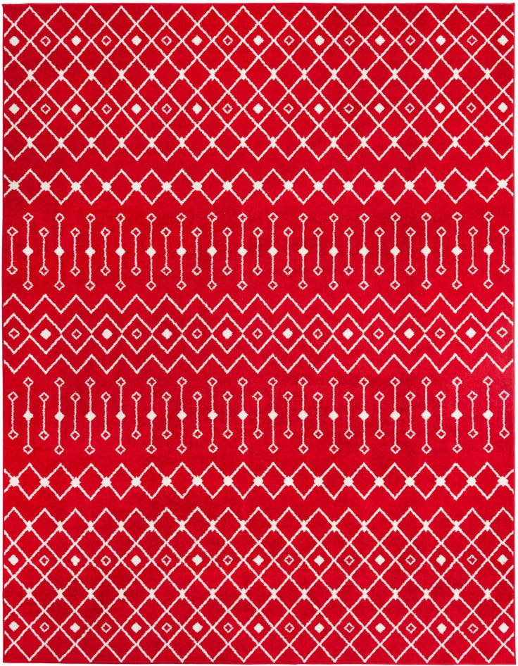 Detail image of 10' 8 x 14' Moroccan Trellis Rug