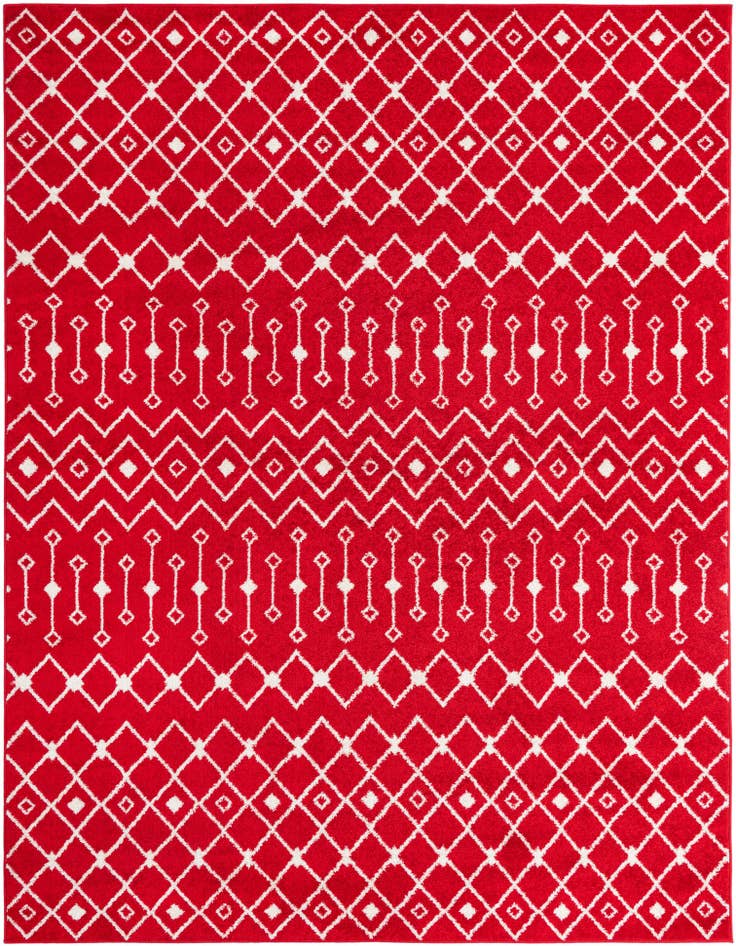 Detail image of 9' x 12' Moroccan Trellis Rug