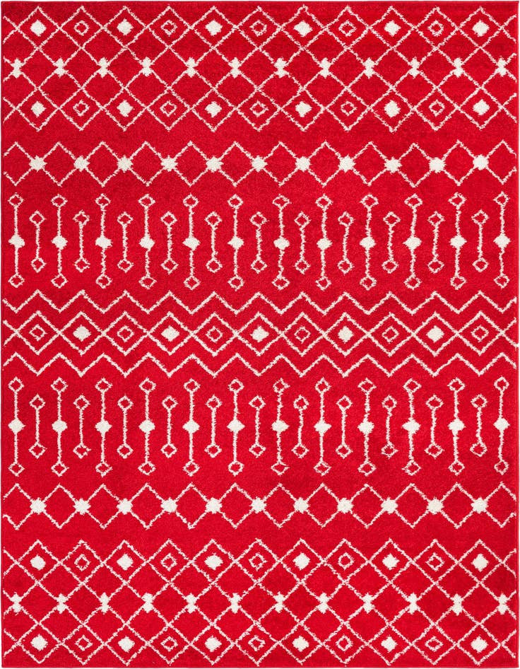 Detail image of 6' x 9' Moroccan Trellis Rug