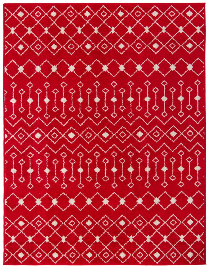 Detail image of 5' 3 x 8' Moroccan Trellis Rug