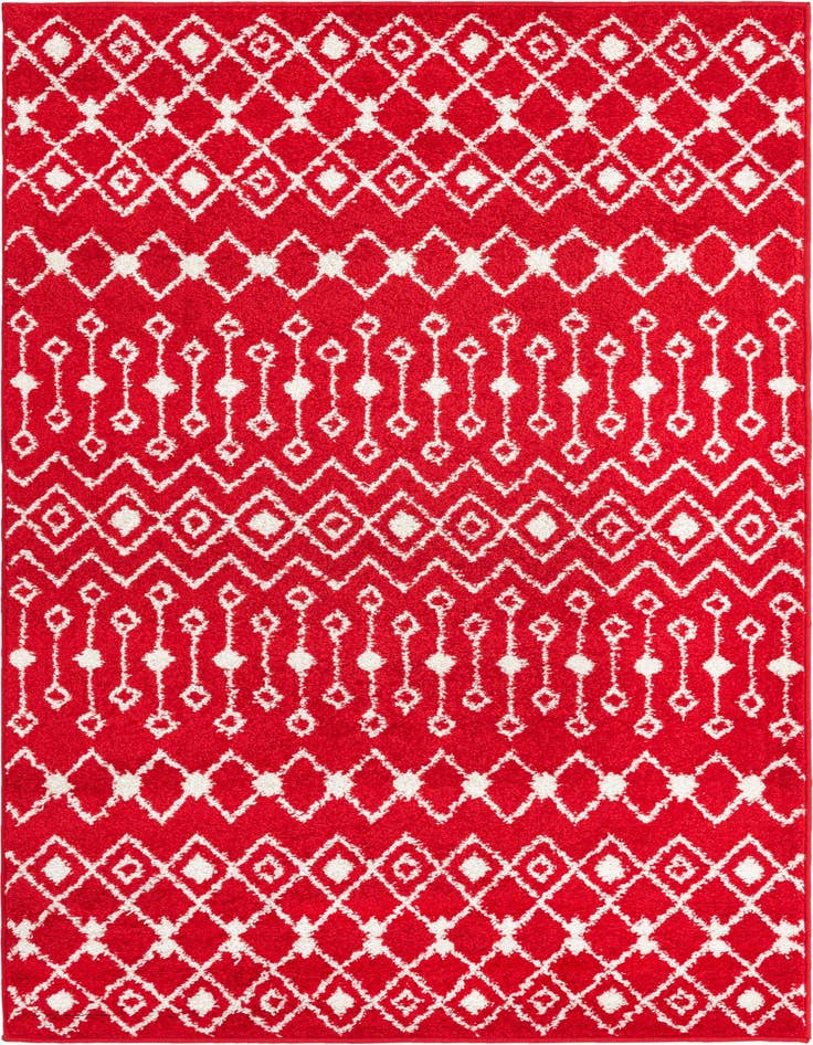 Detail image of 4' x 6' Moroccan Trellis Rug