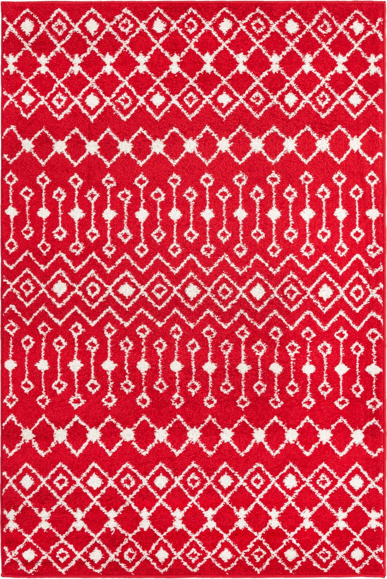Primary image 4' x 6' Moroccan Trellis Rug