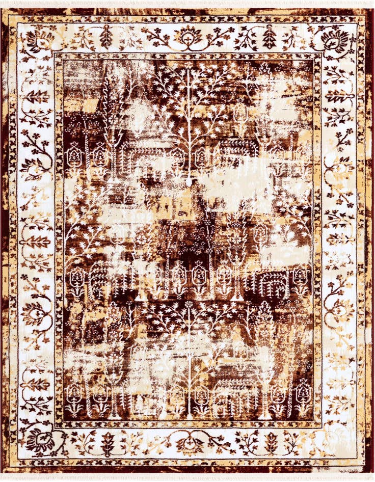 Detail image of 4' x 6' Nain Design Rug