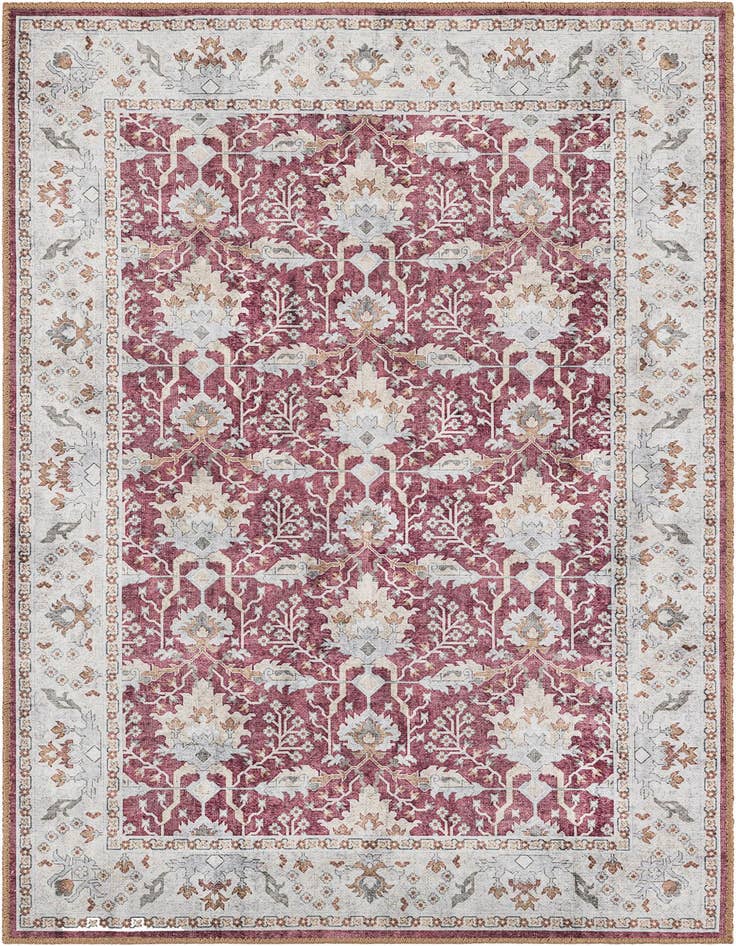 Detail image of 3' 6 x 5' 6 Washable Timeless Rug