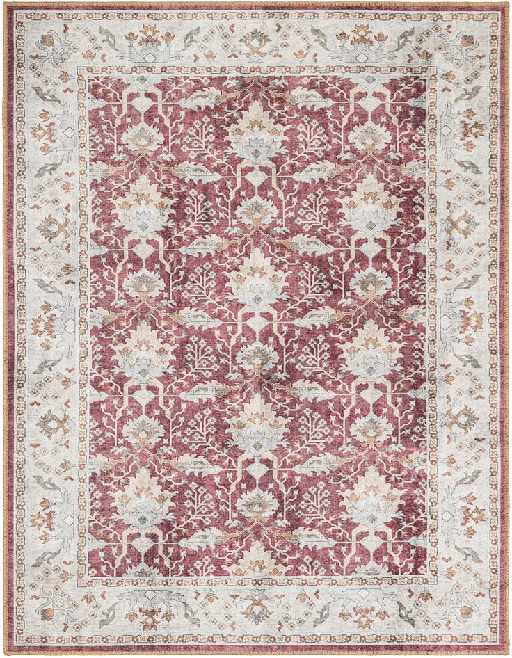 Detail image of 4' 1 x 6' 1 Washable Timeless Rug