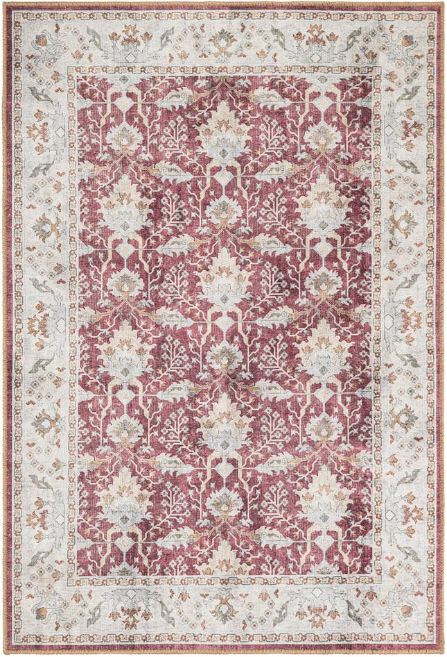 Detail image of 4' 1 x 6' 1 Washable Timeless Rug