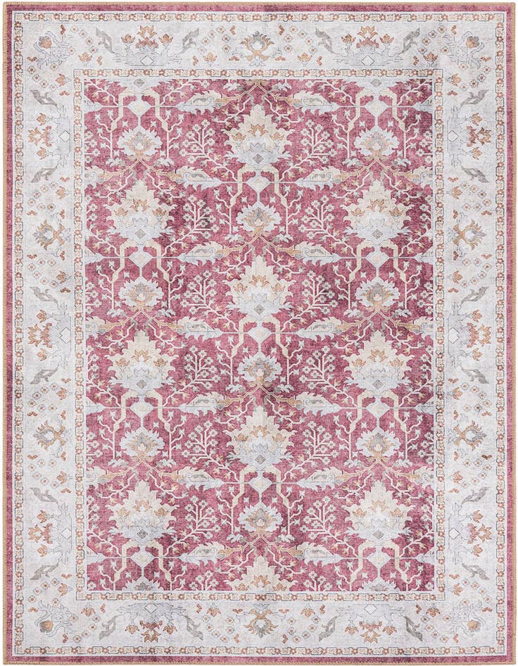 Detail image of 5' 1 x 8' Washable Timeless Rug