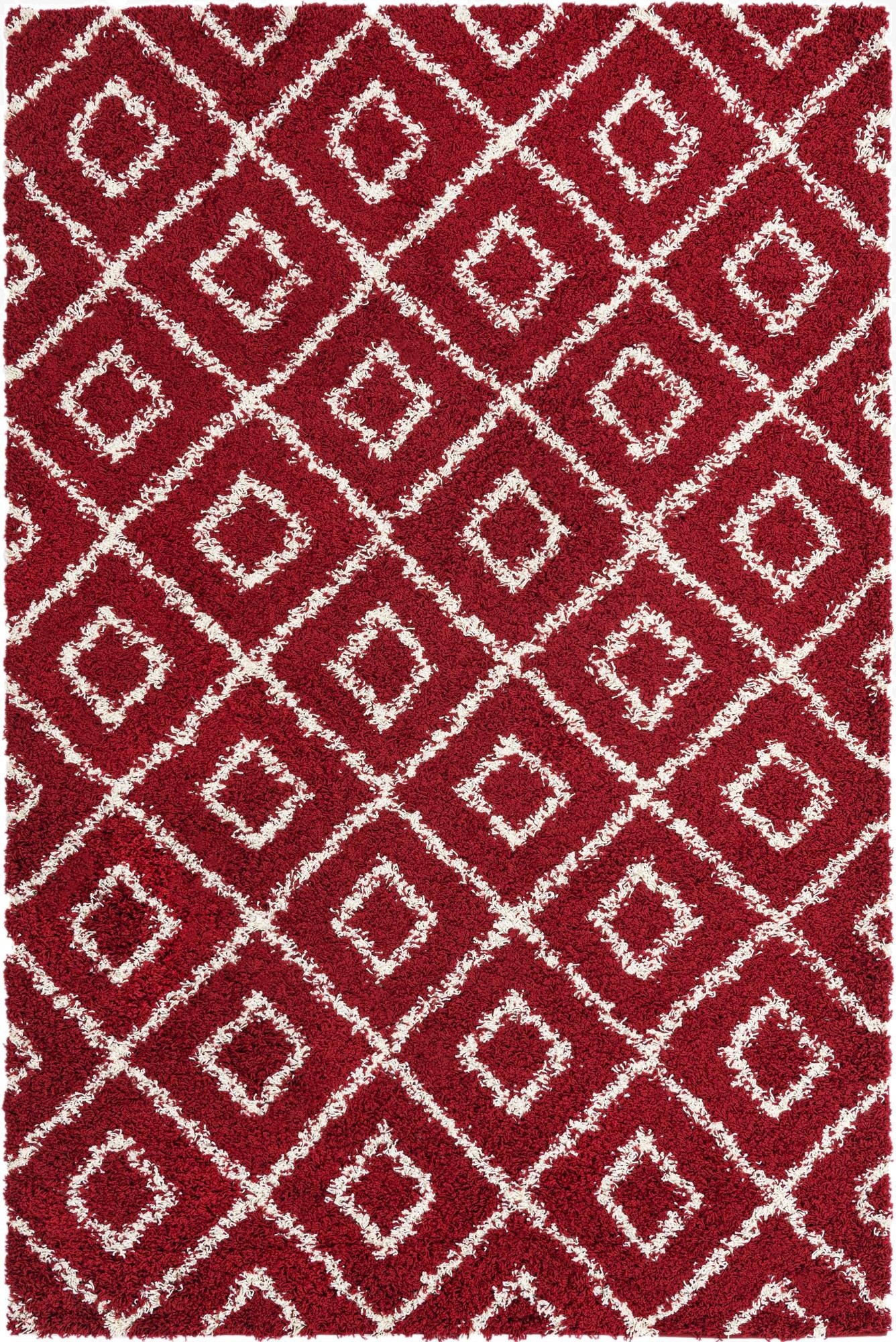 6' x 9' Trellis Shag Rug