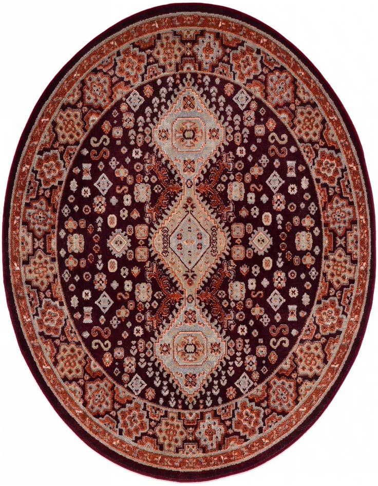 Detail image of 5' 3 x 5' 3 Kamala Washable Round Rug