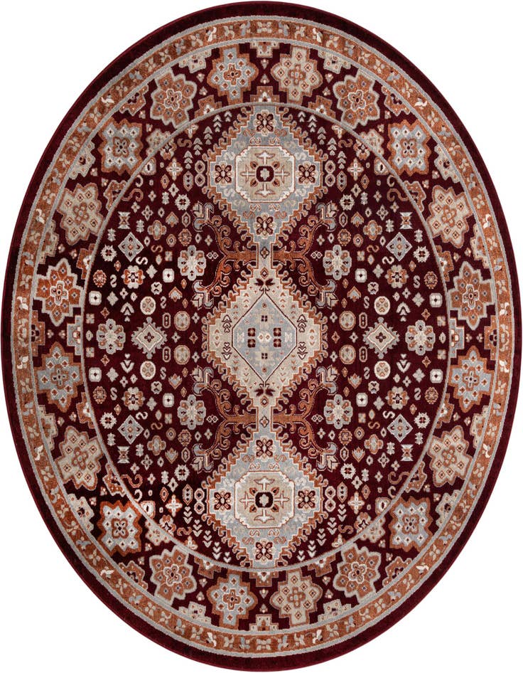 Detail image of 7' 10 x 7' 10 Kamala Washable Round Rug