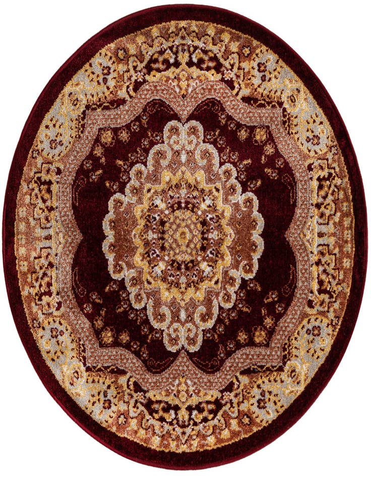 Detail image of 3' 3 x 3' 3 Kamala Washable Round Rug