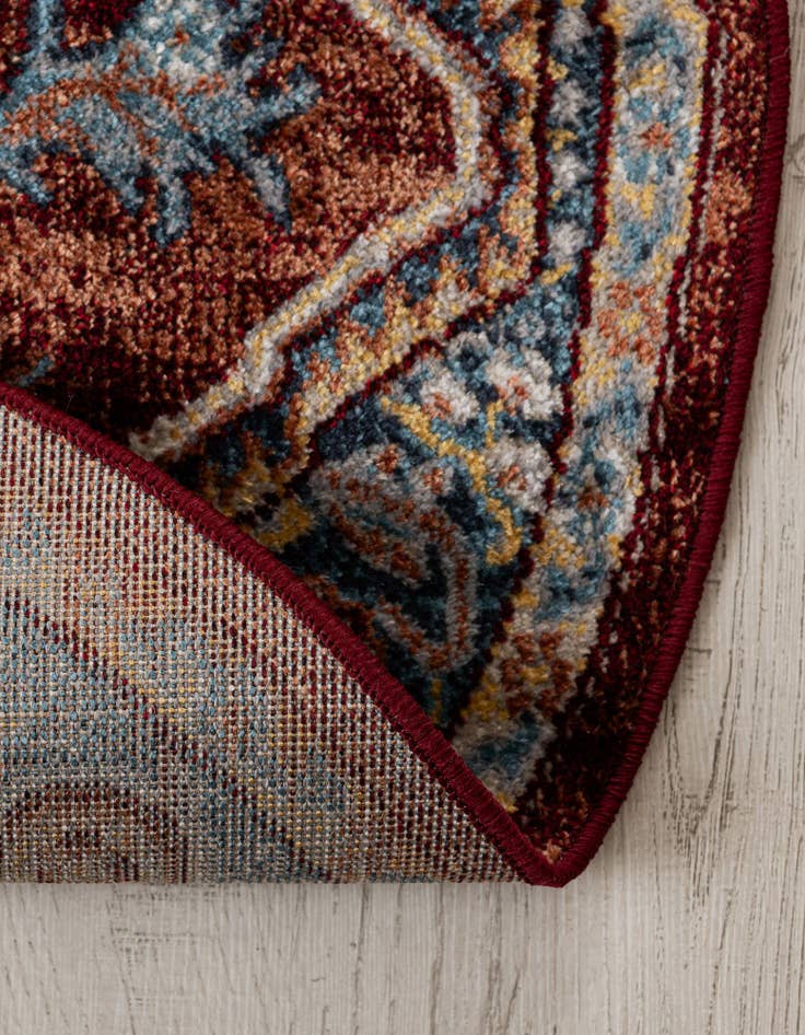 Detail image of 7' 10 x 7' 10 Kamala Washable Round Rug