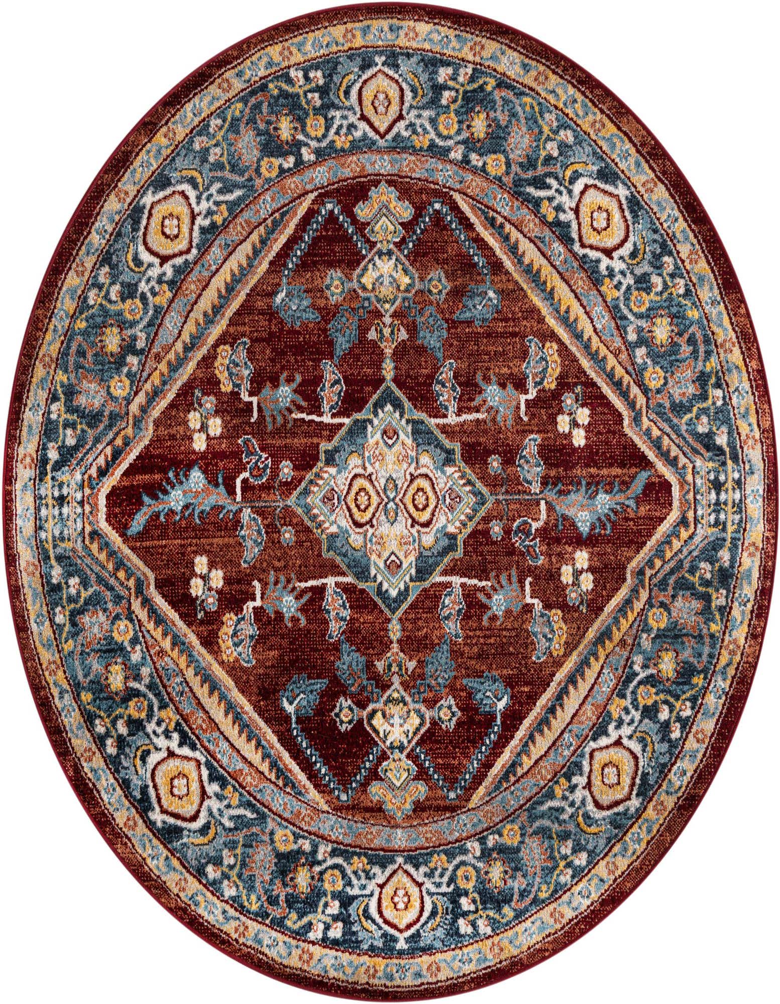 5' 3 x 5' 3 Kamala Washable Round Rug