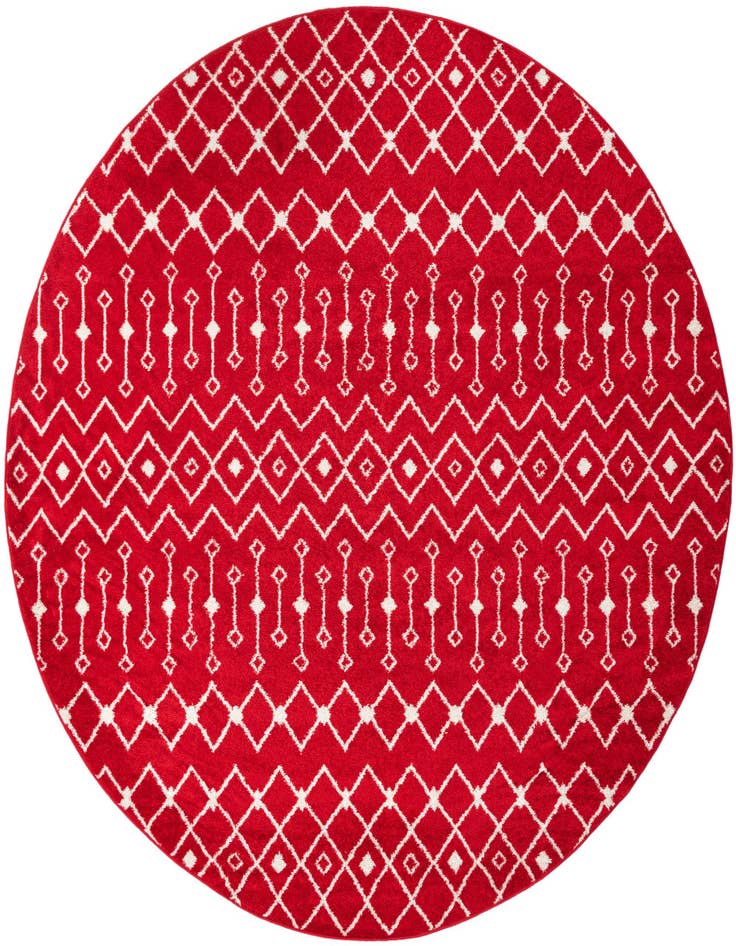 Detail image of 10' x 10' Moroccan Trellis Round Rug