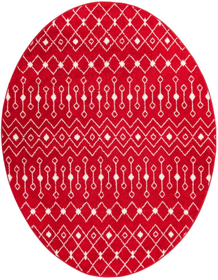 Detail image of 7' 10 x 7' 10 Moroccan Trellis Round Rug