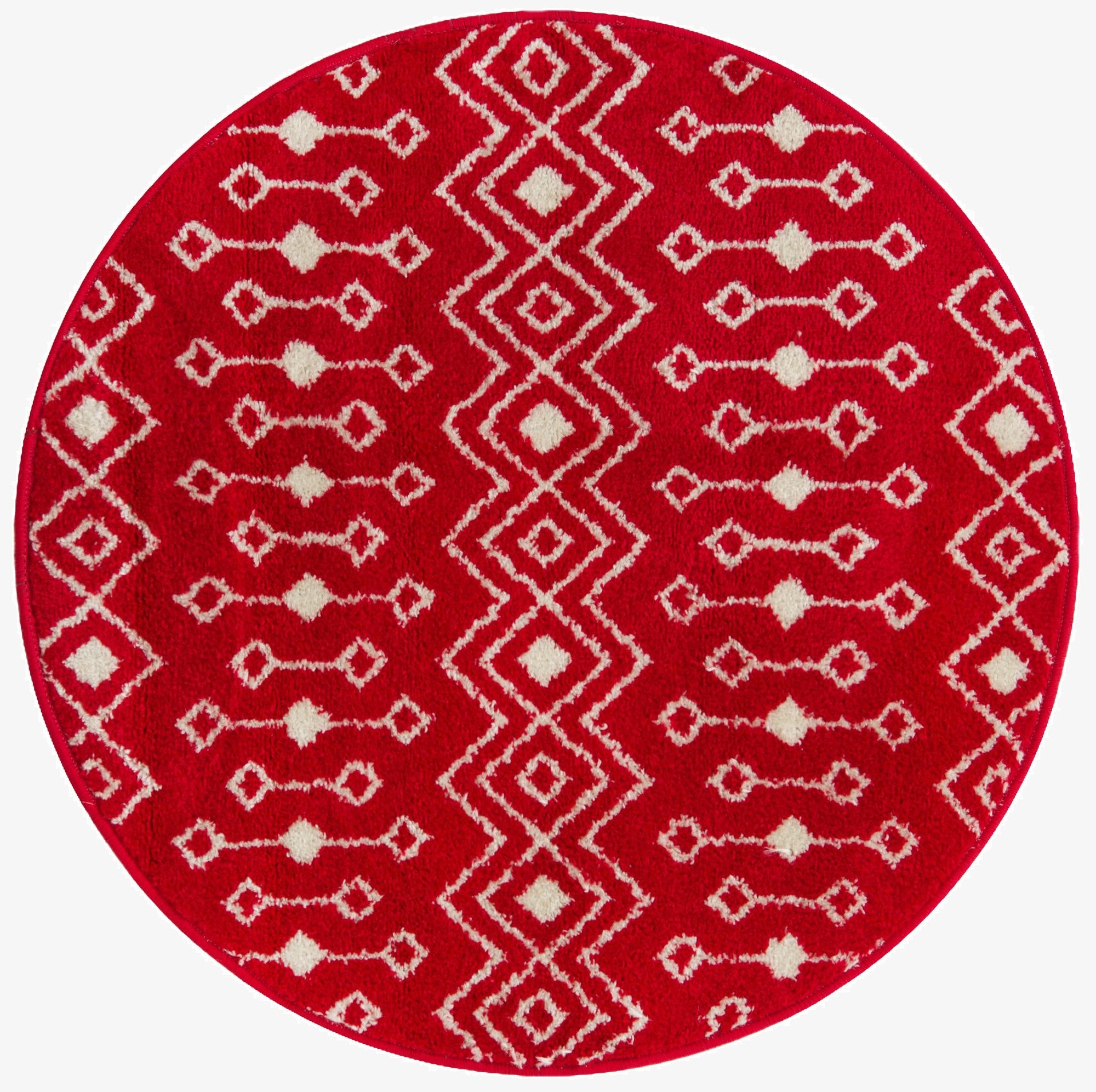 Primary image 3' 3 x 3' 3 Moroccan Trellis Round Rug