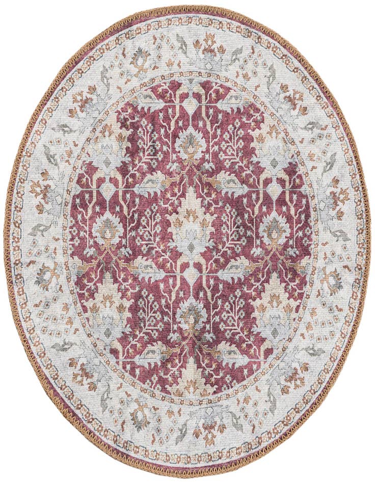 Detail image of 2' x 2' Washable Timeless Round Rug