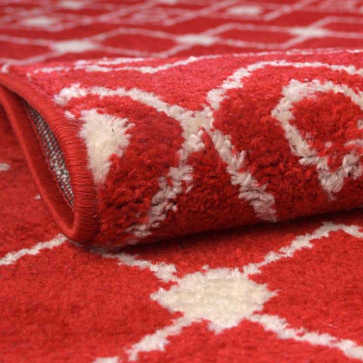 Detail image of 2' x 6' Moroccan Trellis Runner Rug