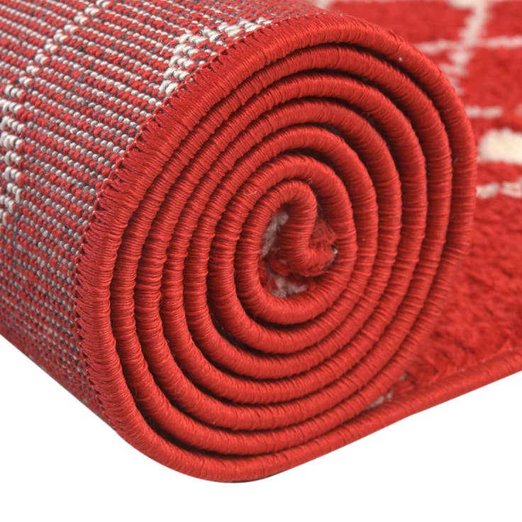 Detail image of 2' x 6' Moroccan Trellis Runner Rug