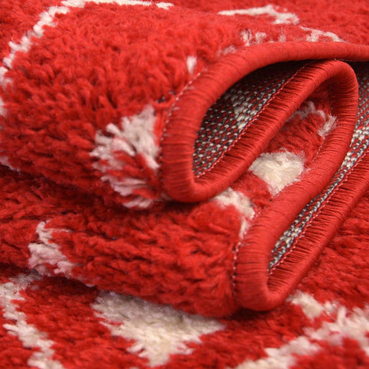 Detail image of 2' x 6' Moroccan Trellis Runner Rug