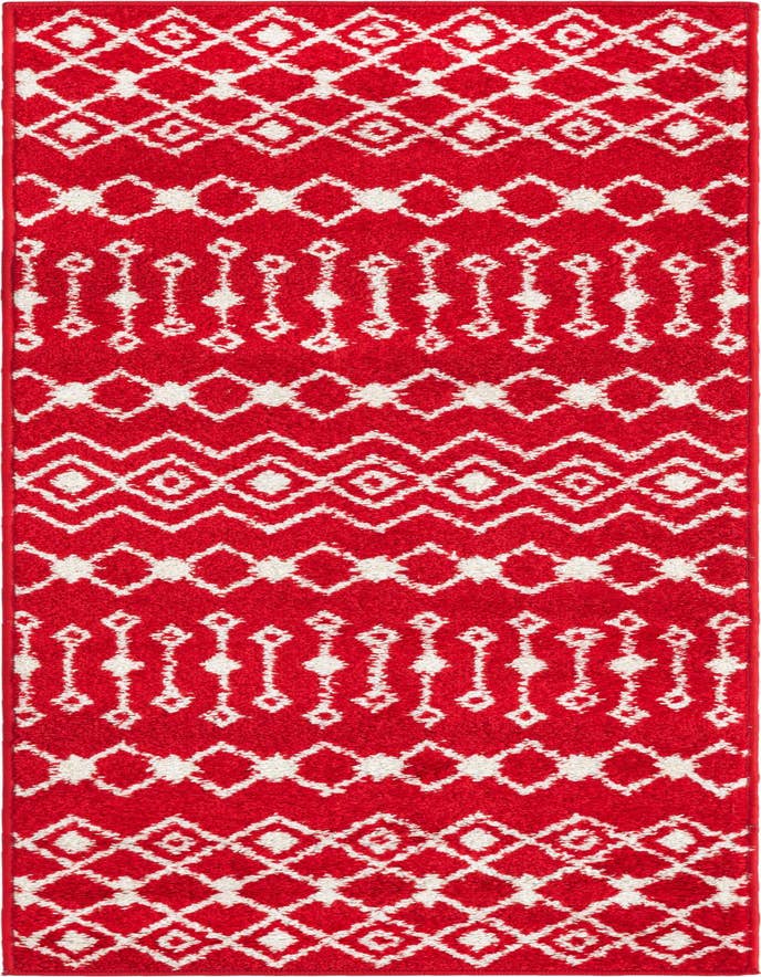 Detail image of 2' x 6' Moroccan Trellis Runner Rug