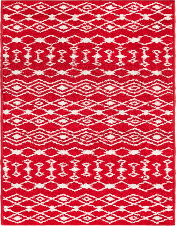 Detail image of 2' x 7' Moroccan Trellis Runner Rug