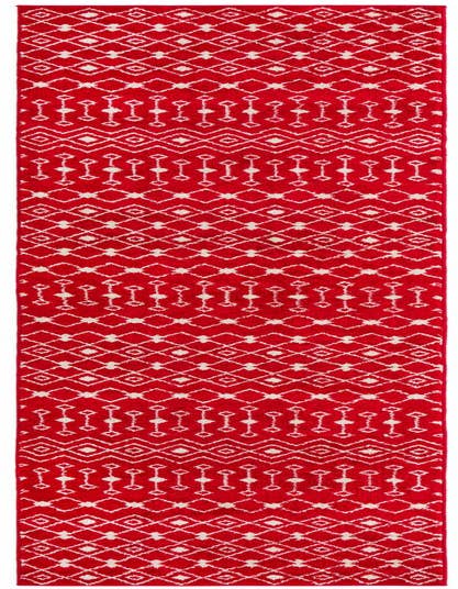 Detail image of 3' 3 x 16' 5 Moroccan Trellis Runner Rug