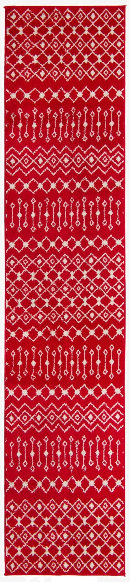 Primary image 2' 7 x 12' Moroccan Trellis Runner Rug